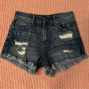 COPY - Women Denim Distressed Shorts Size 25
